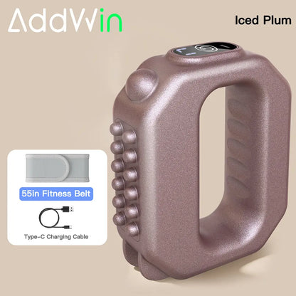Fascia Ring Mini Muscle Recovery Device – Cordless Rechargeable, Adjustable Strap up to 55" Waist, Portable Massager for Waist & Back Relief