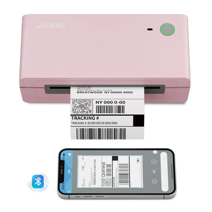 Portable Bluetooth Thermal Label Printer – Wireless & Inkless, Compatible with iOS, Android, Windows, Mac & Chromebook