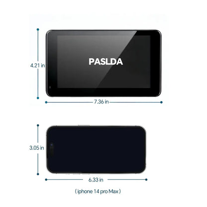Wireless CarPlay Screen for Android & iPhone – Portable Car Play Adapter with Car Media Player & Monitor