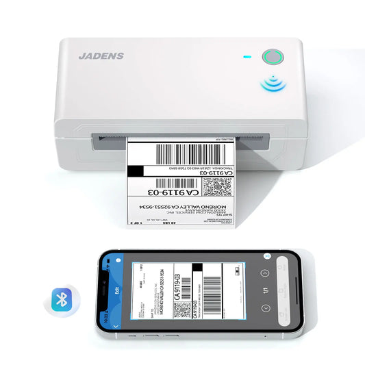 Portable Bluetooth Thermal Label Printer – Wireless & Inkless, Compatible with iOS, Android, Windows, Mac & Chromebook